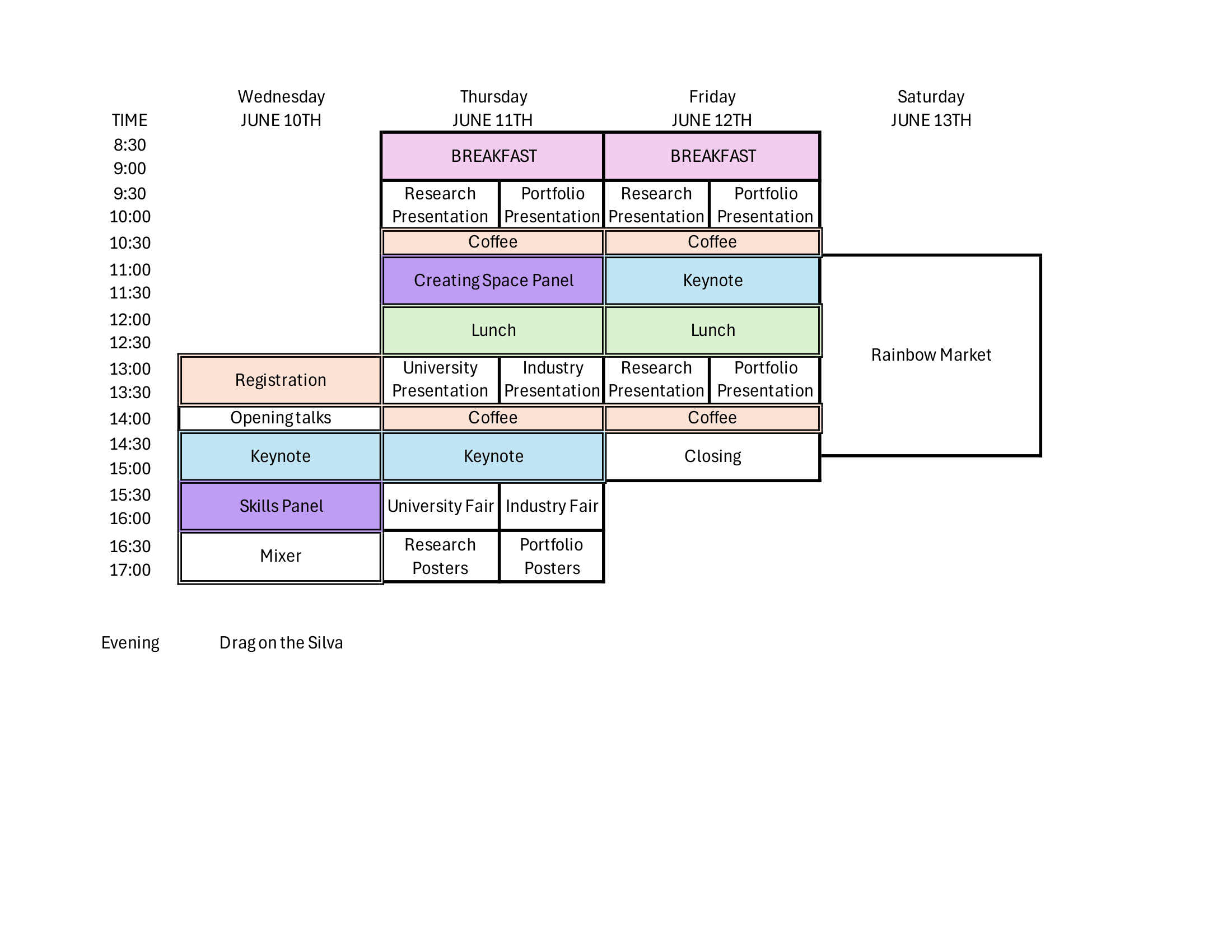 Conference Schedule